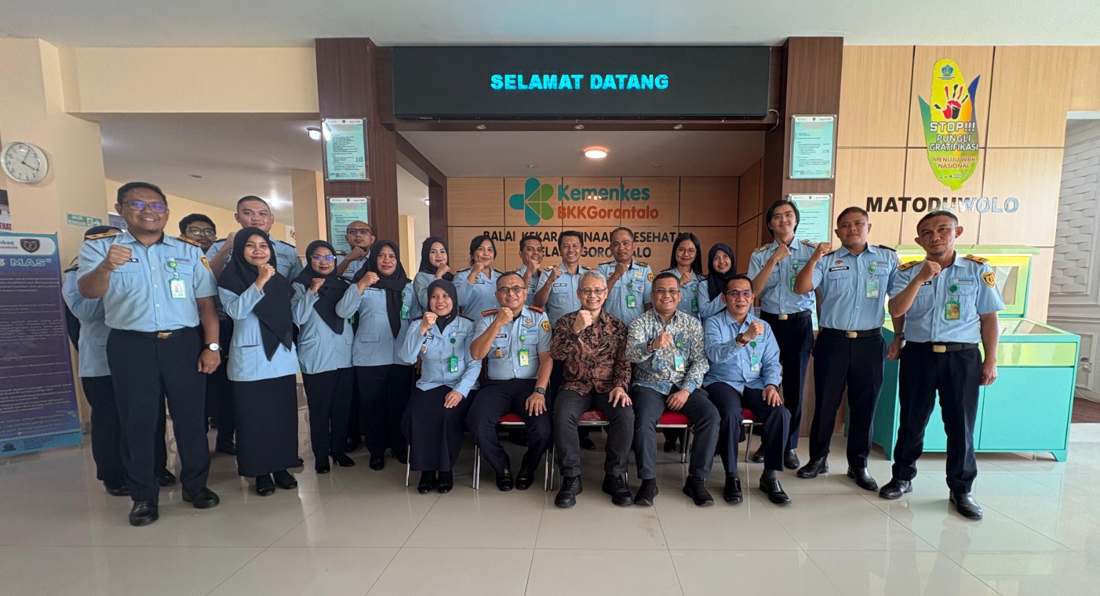 BKK Kelas I Gorontalo Terima Kunjungan Kerja Sekjen Kemenkes RI