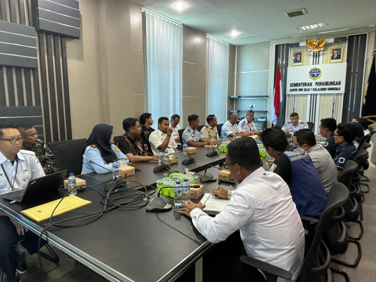 Antisipasi Lonjakan Penumpang, BKK Gorontalo Ikut Koordinasi di Bandara Djalaluddin